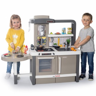 Žaislinė virtuvėlė vaikams | Su stalu ir priedais 40 vnt. | Mini Tefal Evolutive | Smoby